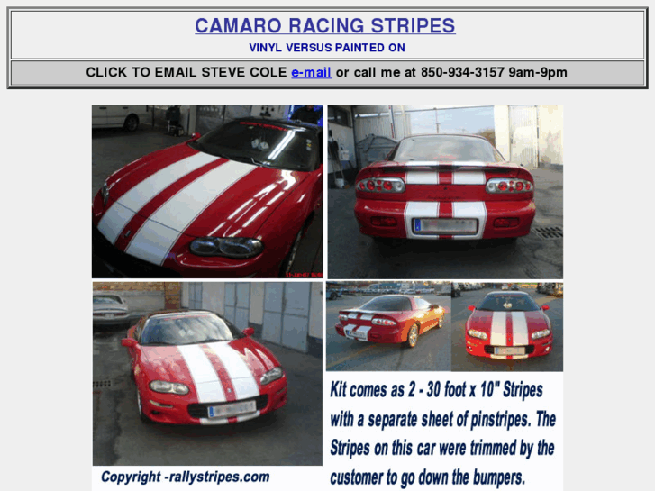 www.camarostripes.com