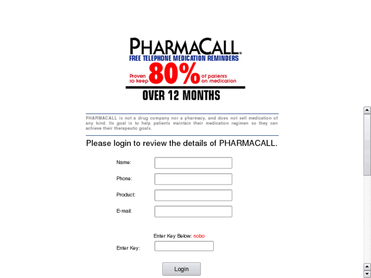 www.pharmacall.info