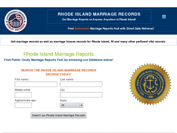 www.rhodeislandmarriagerecords.org