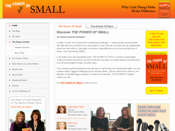 www.thepowerofsmallbook.com