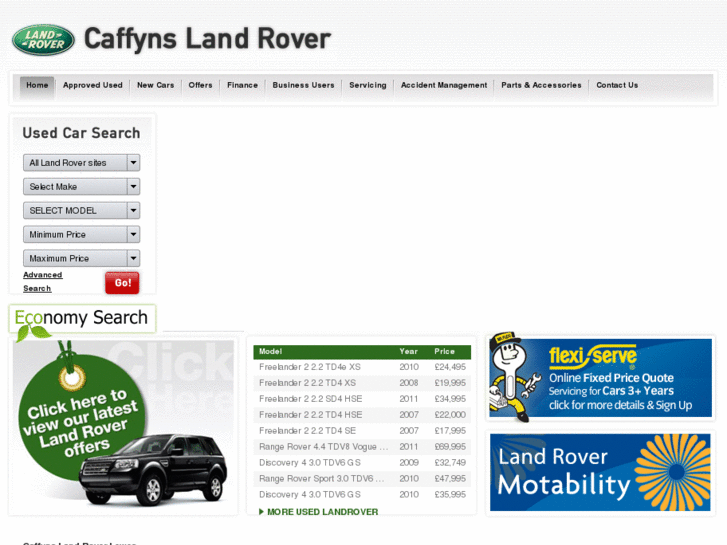 www.caffynslandrover.co.uk