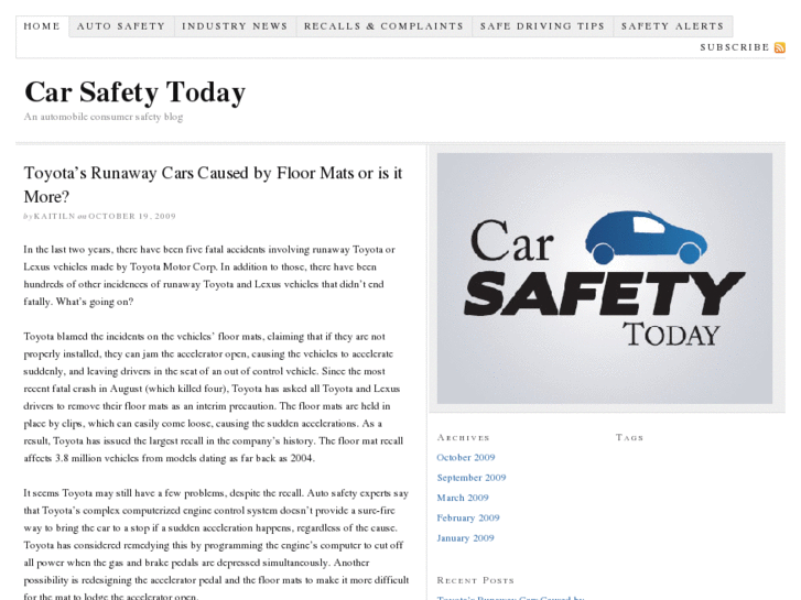 www.carsafetytoday.org