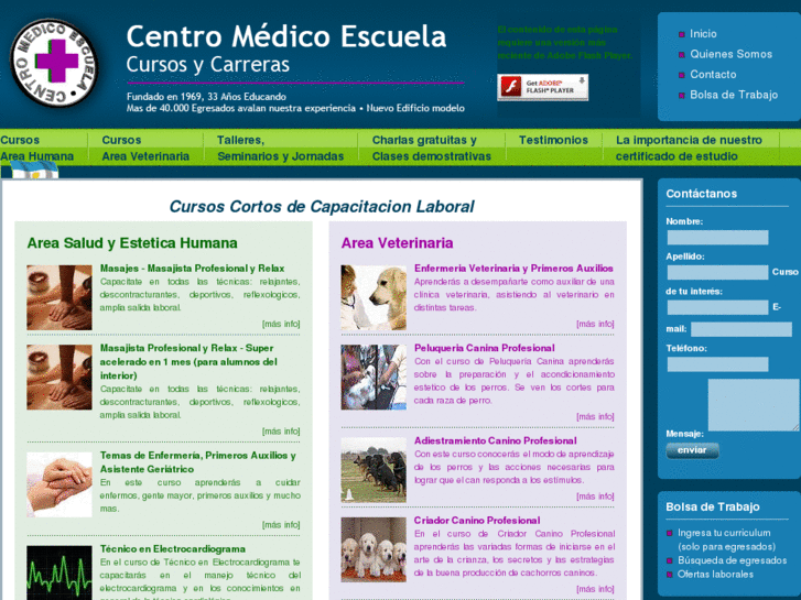 www.centromedicoescuela.com.ar