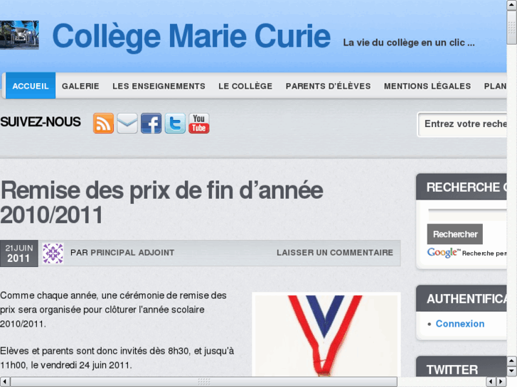 www.collegemariecurie.com