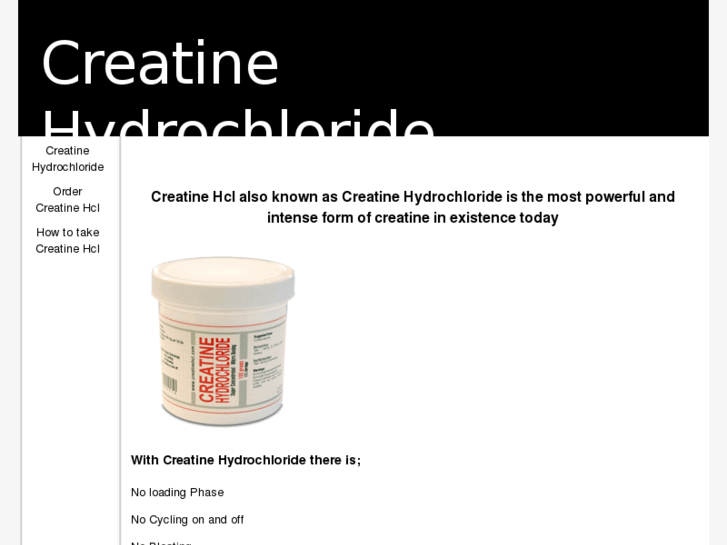 www.creatinehcl.com