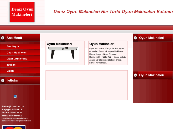 www.denizoyunmakineleri.com