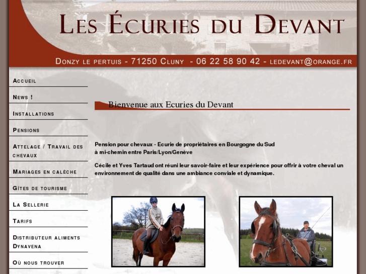 www.ecuries-du-devant.com