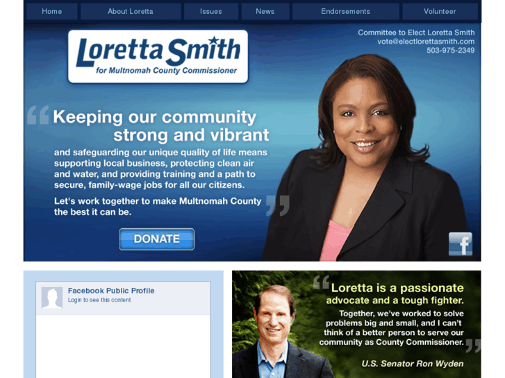 www.electlorettasmith.com