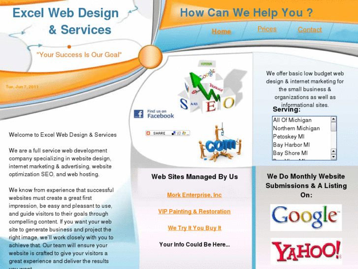 www.excelwebdesignandservices.com