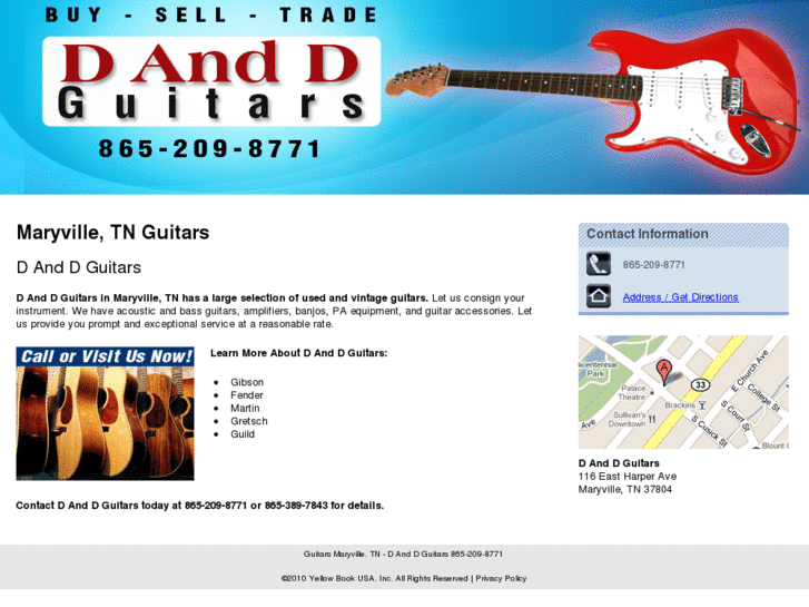 www.guitarsmaryvilletn.com