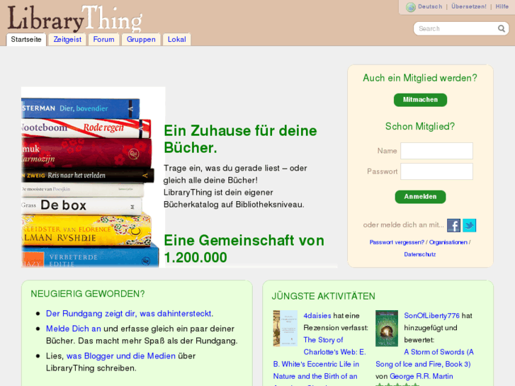 www.librarything.de