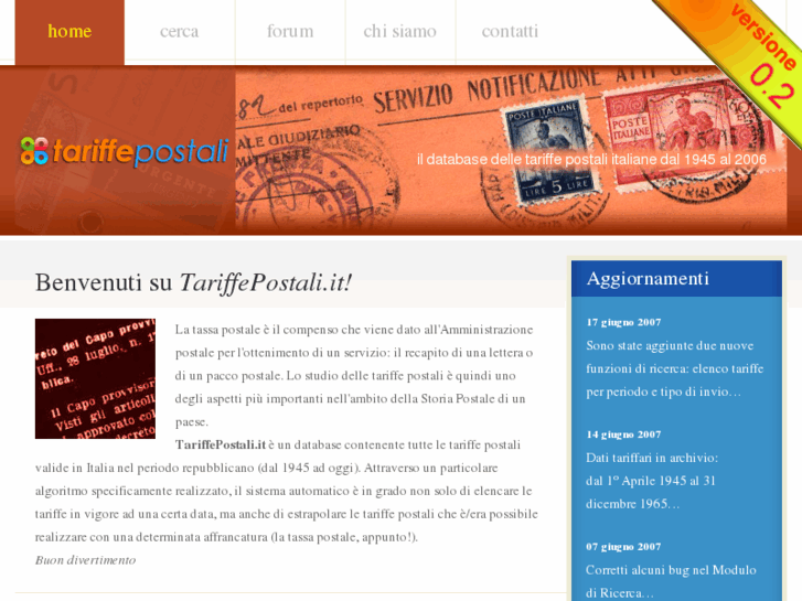 www.tariffepostali.it