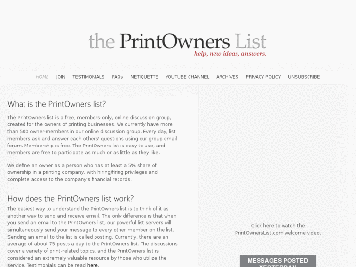 www.theprintownerslist.com