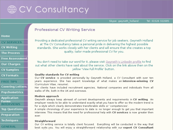 www.cv-consultancy.co.uk