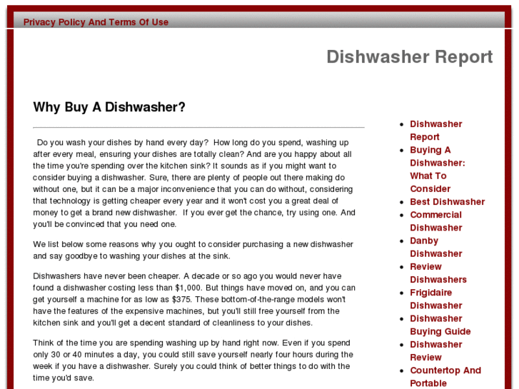 www.dishwasherreport.com