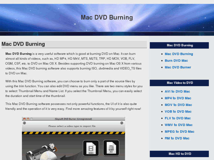 www.macdvdburning.com