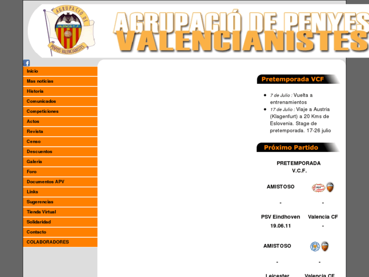 www.penyesvalenciacf.com