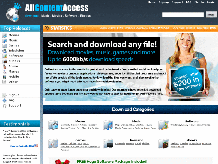www.allcontentaccess.com