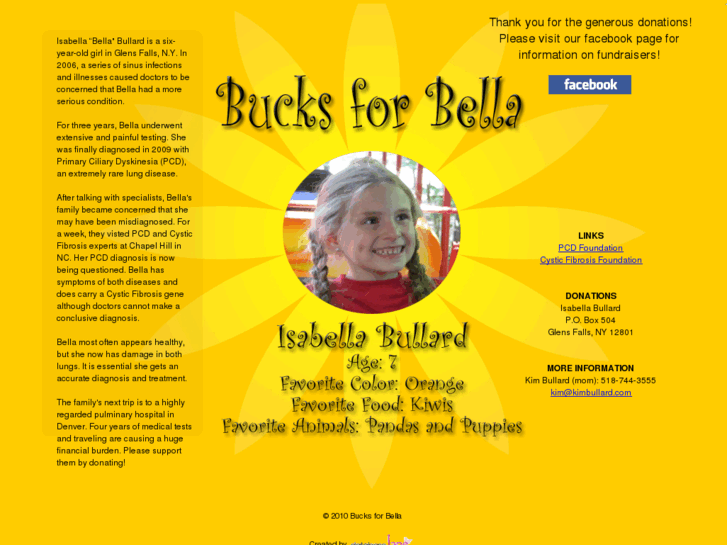 www.bucksforbella.com