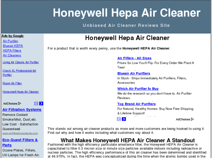 www.honeywellhepa-aircleaner.com