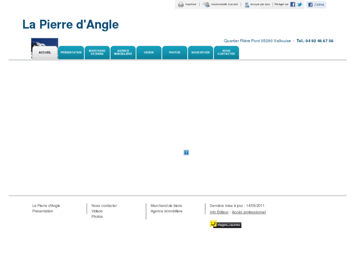 www.lapierredangle-immobilier.com