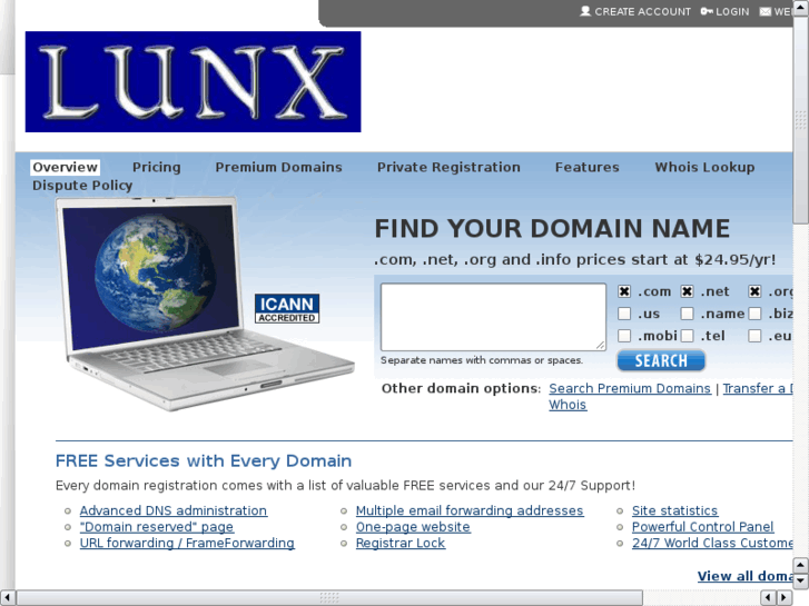 www.lunxdomains.com