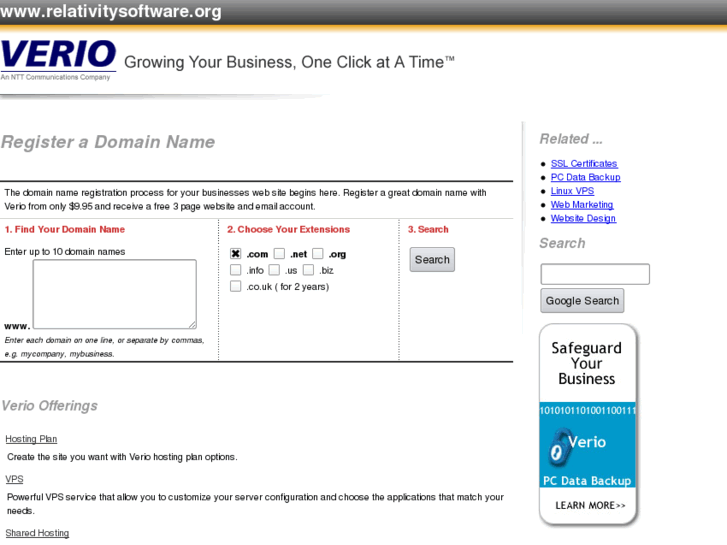 www.relativitysoftware.org