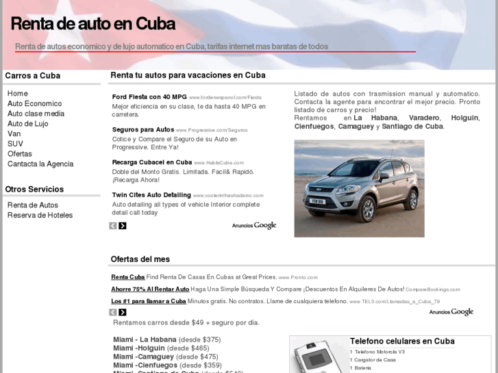 www.rentadeautoencuba.com