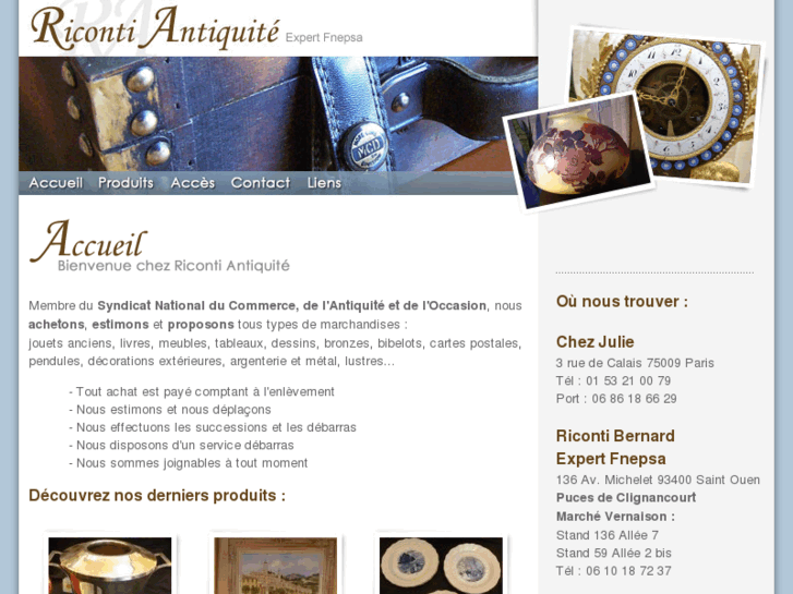 www.riconti-antiquites.com