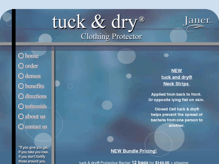 www.tuckanddry.com