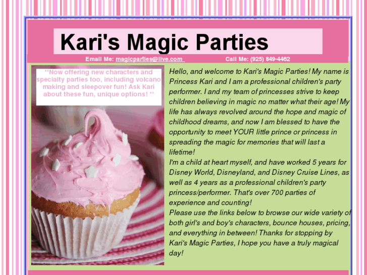 www.karismagicparties.com