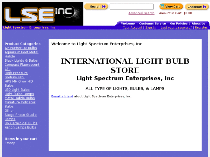 www.lightspectrumstore.com