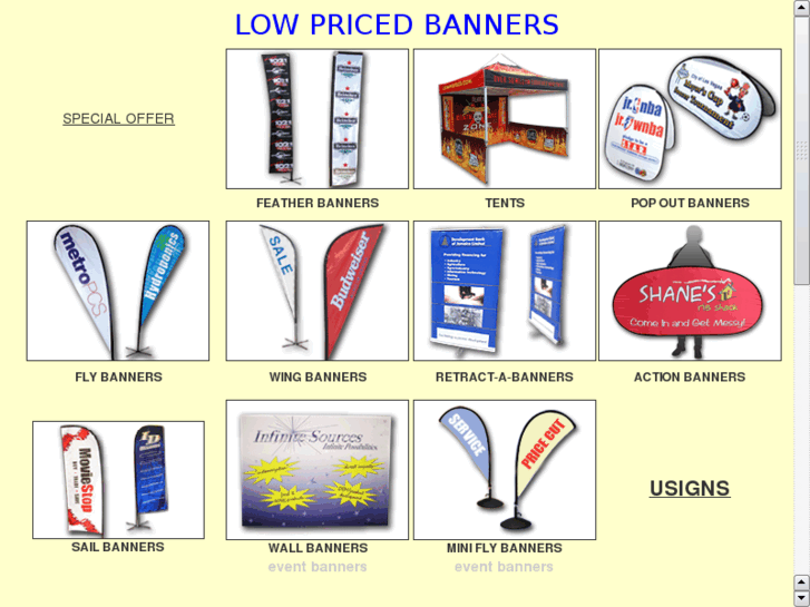 www.lowpricedbanners.com