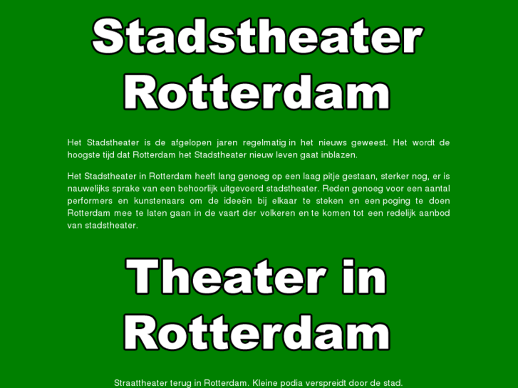 www.stadstheaterrotterdam.nl