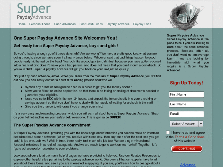 www.superpaydayadvance.com