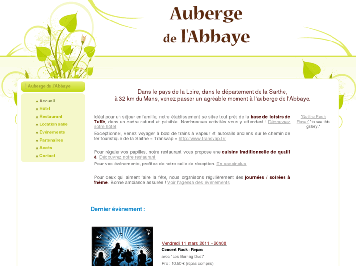 www.aubergedelabbaye72.com