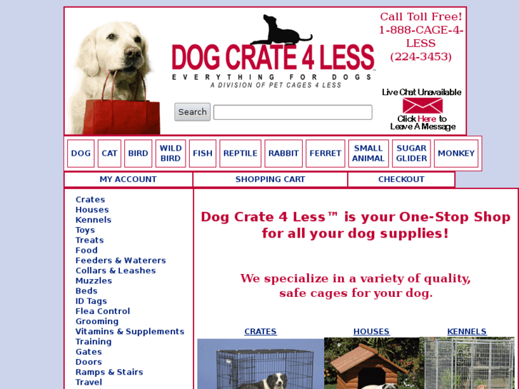 www.dogcrate4less.com