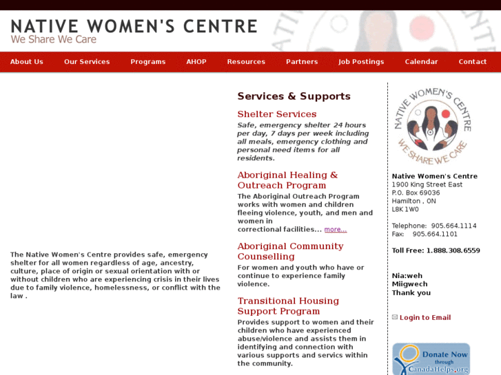 www.nativewomenscentre.com