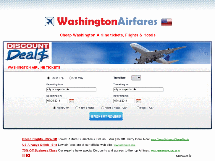 www.washingtonairfares.com