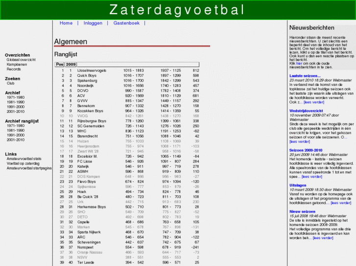 www.zaterdagvoetbal.net