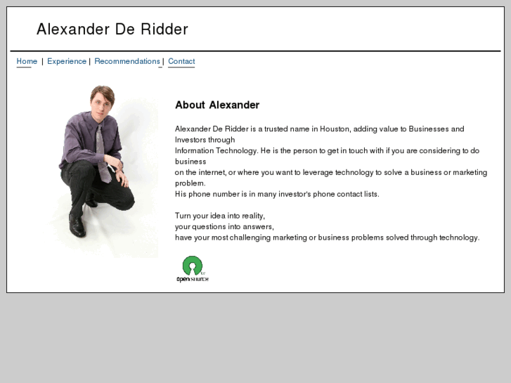 www.alexanderderidder.com