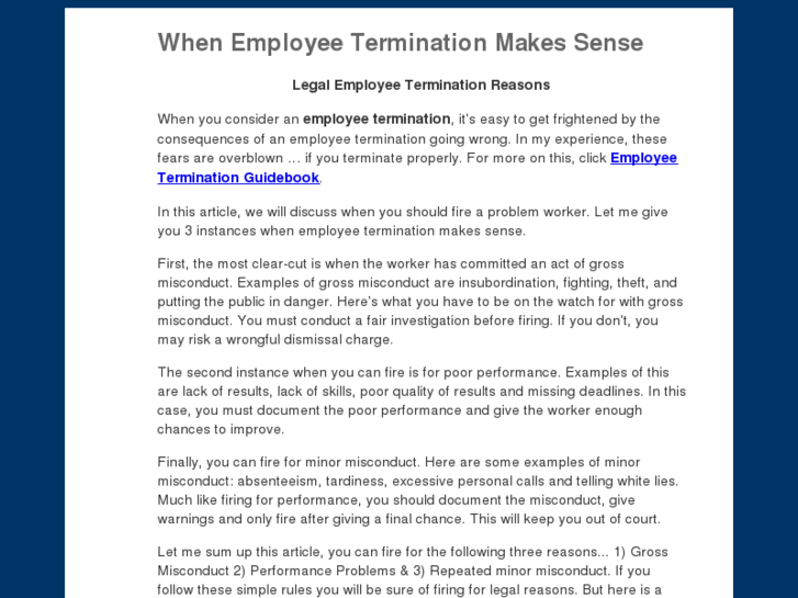 www.employee-termination.com