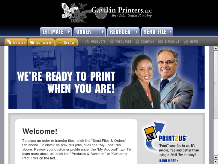 www.gavilanprinters.com