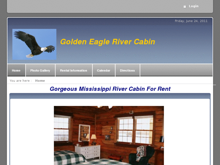 www.goldeneaglerivercabin.com