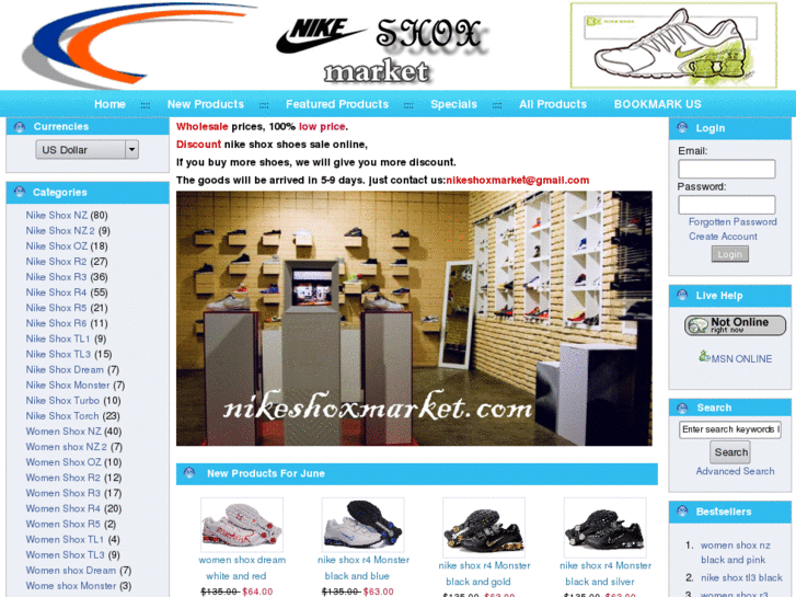 www.nikeshoxmarket.com