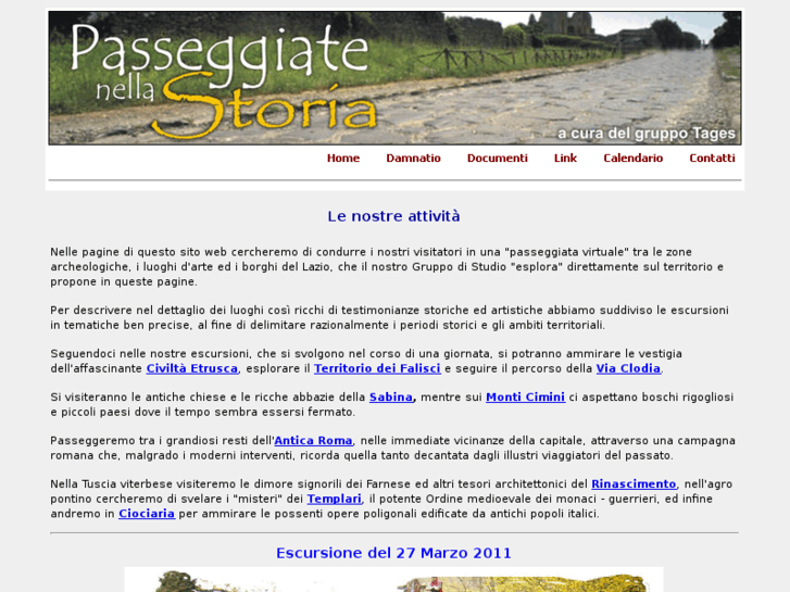 www.passeggiatenellastoria.it