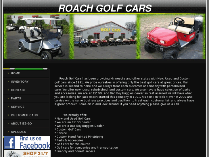 www.roachgolfcars.com