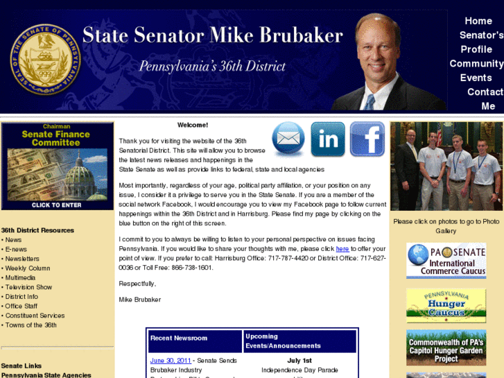www.senatorbrubaker.com