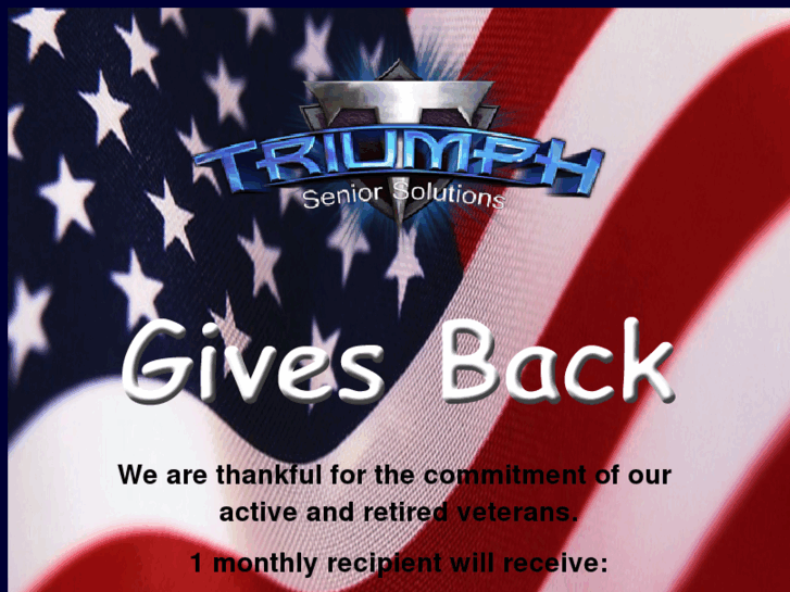 www.triumphgivesback.com