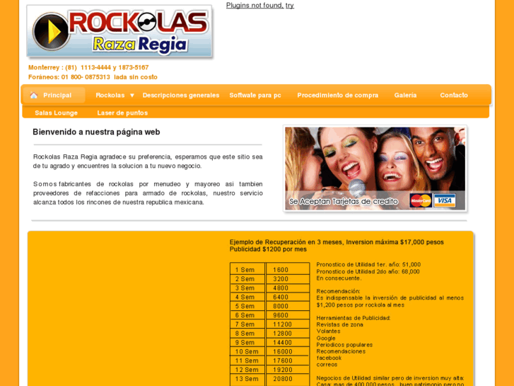 www.ventaderockolas.com